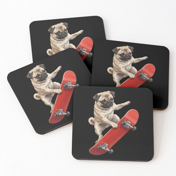 Item preview, Pug Skateboarding Skate Dog Dad Lover designed and sold by TerryConnells.