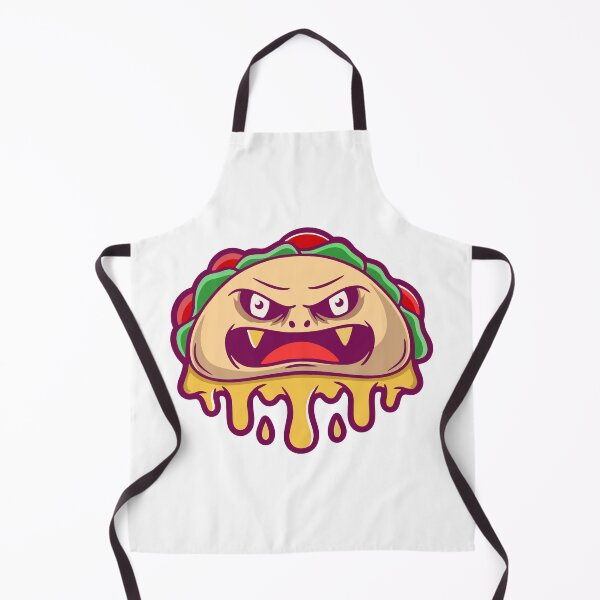 Item preview, Angry Taco Monster Melting Cheese Cartoon designed and sold by Claupary.