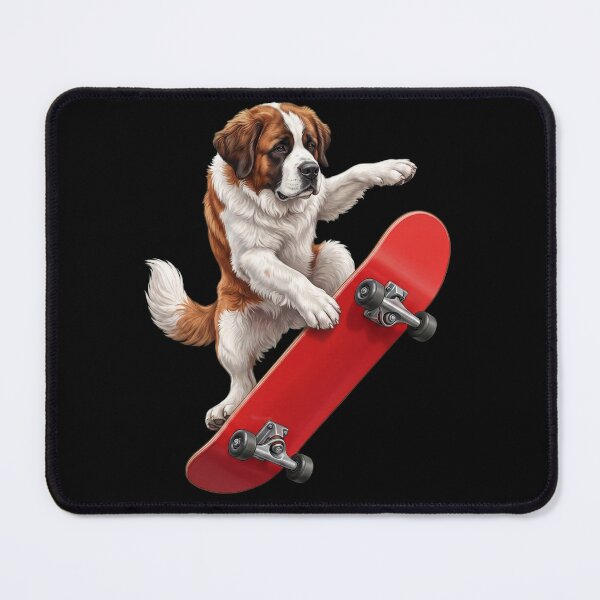 Item preview, Saint Bernard Skateboarding Skate Dog Dad Lover designed and sold by TerryConnells.