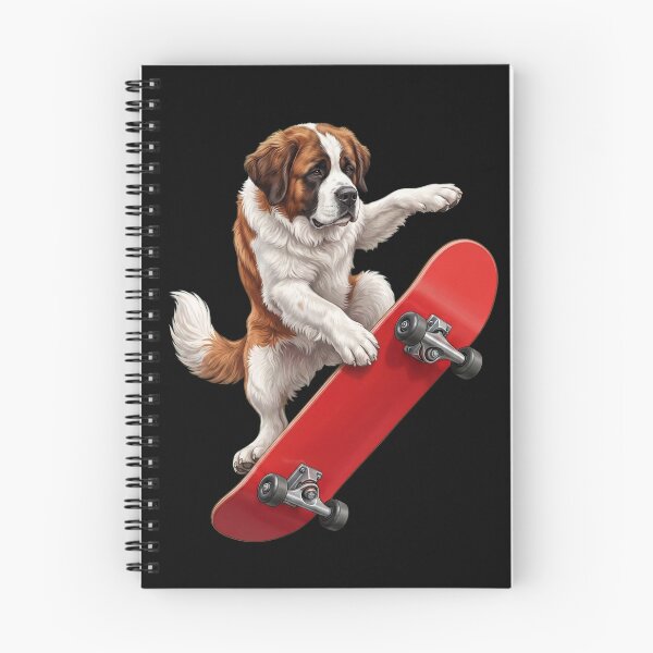 Item preview, Saint Bernard Skateboarding Skate Dog Dad Lover designed and sold by TerryConnells.