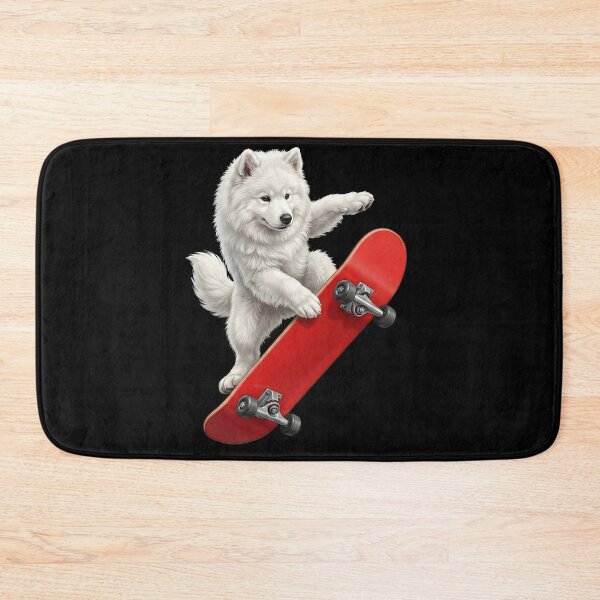 Item preview, Samoyed Skateboarding Skate Dog Dad Lover designed and sold by TerryConnells.