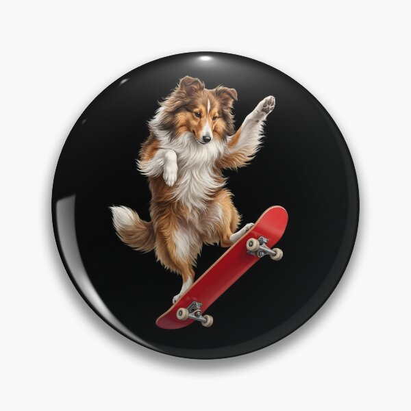 Item preview, Shetland Sheepdog Skateboarding Skate Dog Dad Lover designed and sold by TerryConnells.