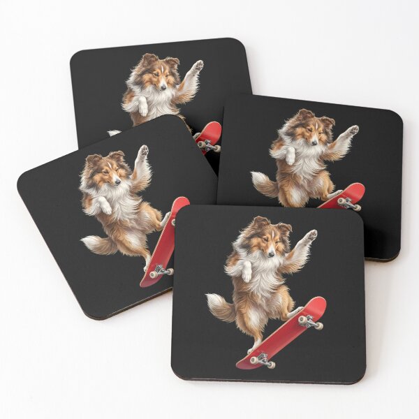 Item preview, Shetland Sheepdog Skateboarding Skate Dog Dad Lover designed and sold by TerryConnells.