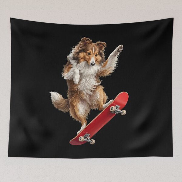 Item preview, Shetland Sheepdog Skateboarding Skate Dog Dad Lover designed and sold by TerryConnells.