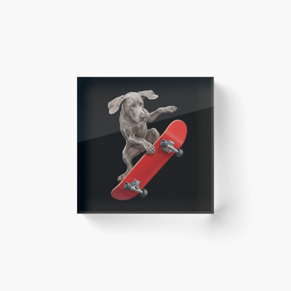 Item preview, Weimaraner Skateboarding Skate Dog Dad Lover designed and sold by TerryConnells.