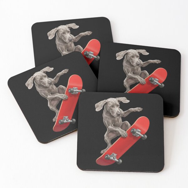 Item preview, Weimaraner Skateboarding Skate Dog Dad Lover designed and sold by TerryConnells.