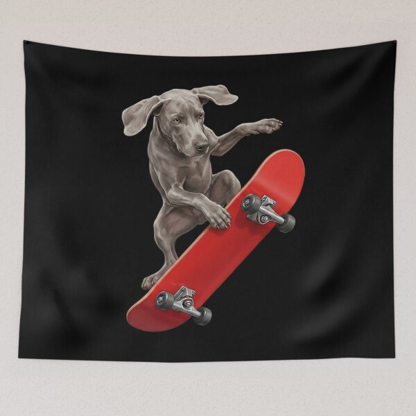 Item preview, Weimaraner Skateboarding Skate Dog Dad Lover designed and sold by TerryConnells.