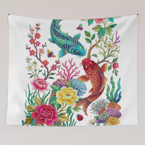 Item preview, Fish of good fortune designed and sold by PP&RAINBOW SHOP.