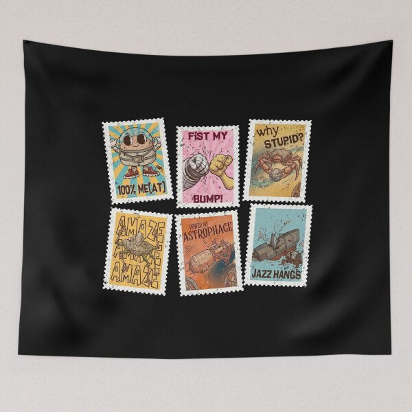 Item preview, Project Hail Mary - Ryland Grace- Vintage Project Hail Mary Stamp - Rockey Amaze - Project Hail Mary Rocky Alien,Fist My Bump, Sci-Fi Rocket, Project Hail Mary Inspired  designed and sold by ElroyOndric.