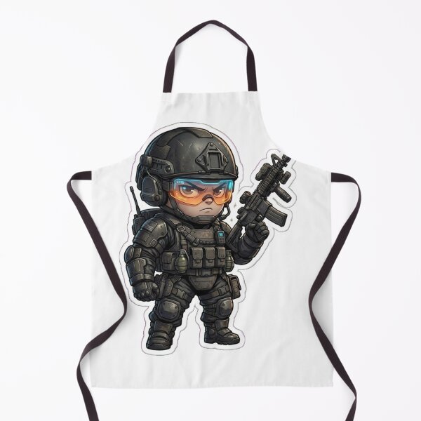 Item preview,     Cute Tactical Soldier Chibi – Futuristic Military Mini Character designed and sold by Dospart.