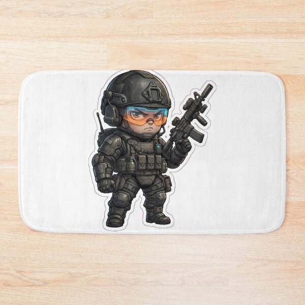 Item preview,     Cute Tactical Soldier Chibi – Futuristic Military Mini Character designed and sold by Dospart.