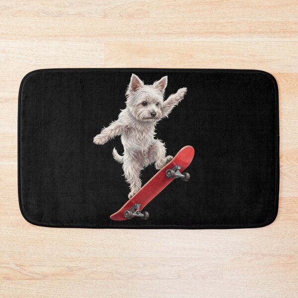 Artikelvorschau, West Highland White Terrier Skateboarden Skate Hundepapa Liebhaber entworfen und verkauft von TerryConnells.