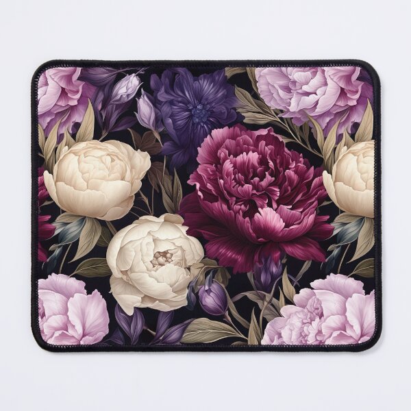 Item preview, Purple Peonies Floral Seamless Pattern designed and sold by Leylita Design.