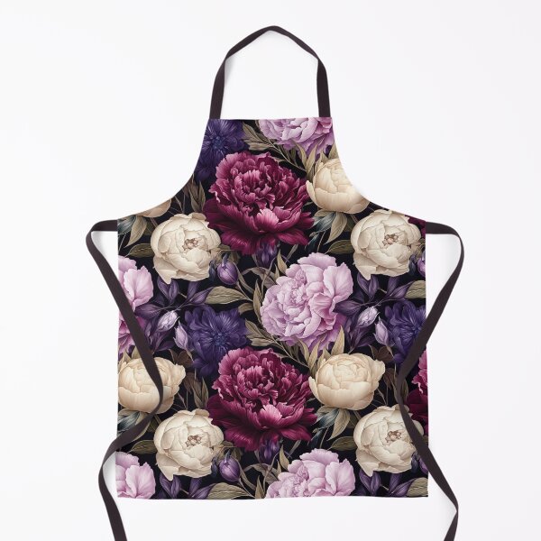 Item preview, Purple Peonies Floral Seamless Pattern designed and sold by Leylita Design.