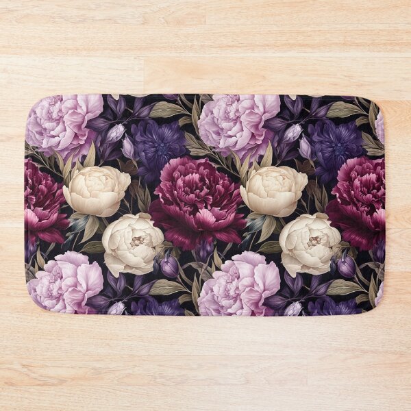 Item preview, Purple Peonies Floral Seamless Pattern designed and sold by Leylita Design.