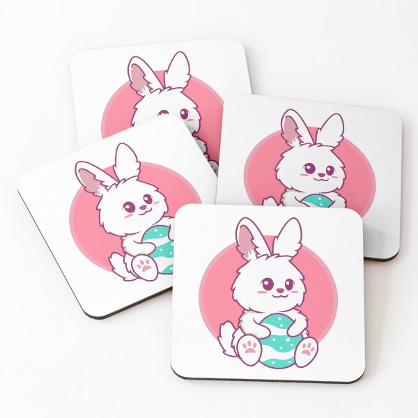 Item preview, Cute Easter Bunny Holding Painted Egg designed and sold by Claupary.