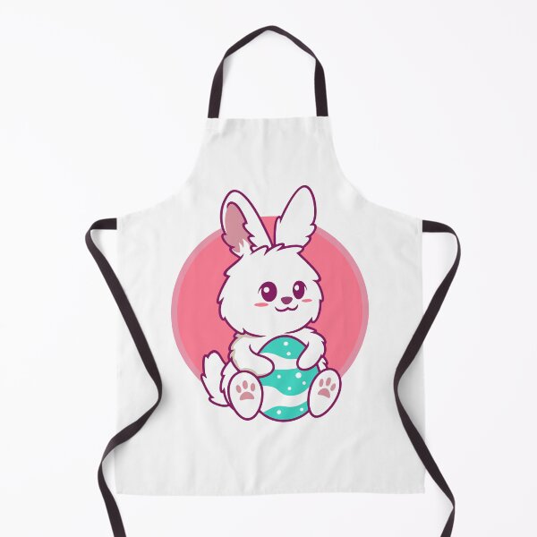 Item preview, Cute Easter Bunny Holding Painted Egg designed and sold by Claupary.