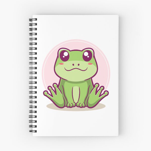 Item preview, Cute Green Frog Sitting Illustration designed and sold by Claupary.