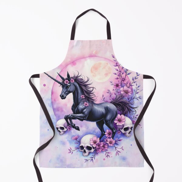 Item preview, Moonlit Unicorn Among Forgotten Roses, Dark Unicorn Aesthetic. designed and sold by nicky2342.