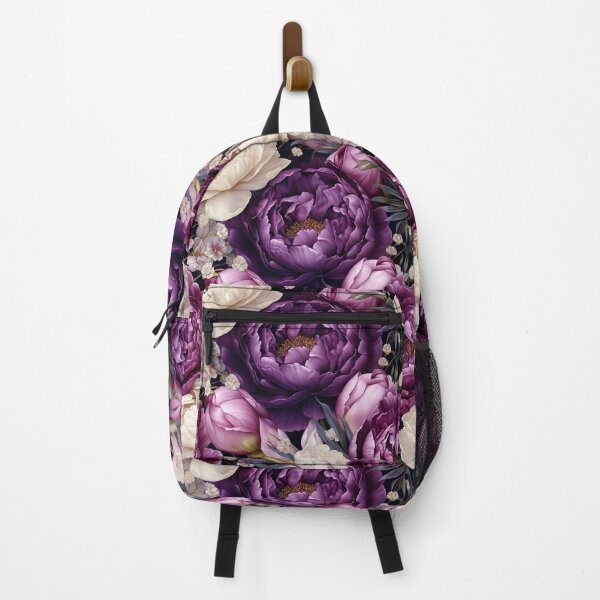 Item preview, Purple Peonies Floral Seamless Pattern designed and sold by Leylita Design.
