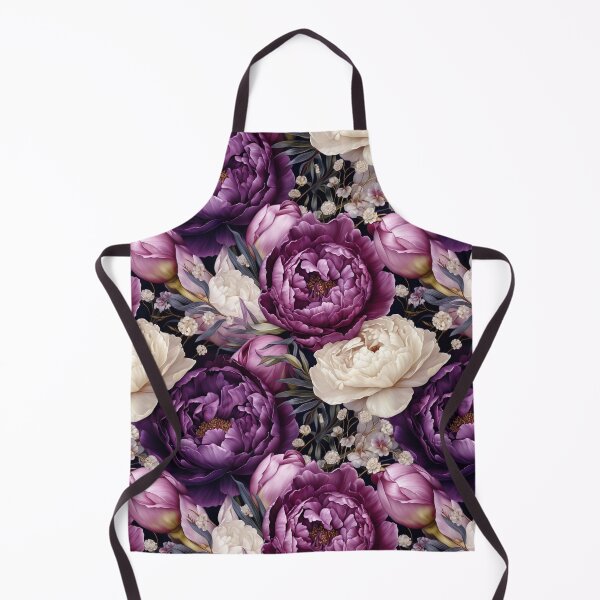 Item preview, Purple Peonies Floral Seamless Pattern designed and sold by Leylita Design.