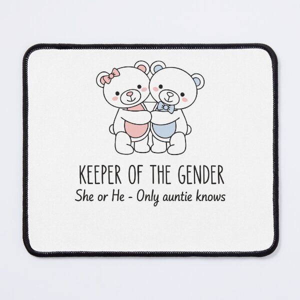 Item preview, Gender Reveal Keeper Of Gender She Or He Auntie designed and sold by LuminOrb.