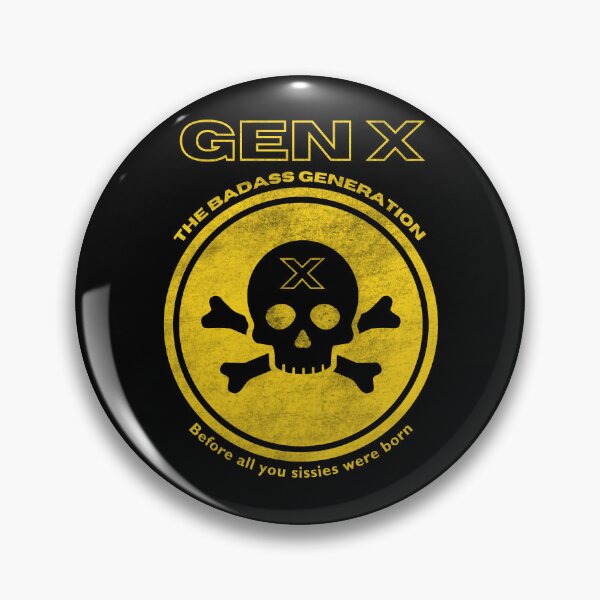 Item preview, Gen x, the badass generation designed and sold by Madzilla Wear.