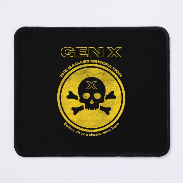 Item preview, Gen x, the badass generation designed and sold by Madzilla Wear.