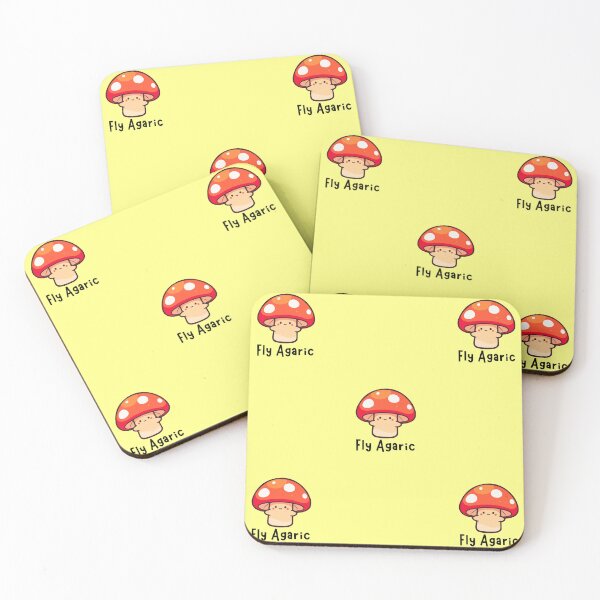 Item preview, Cute Kawaii Fly Agaric Mushroom Seamless Pattern Design designed and sold by NadDot.