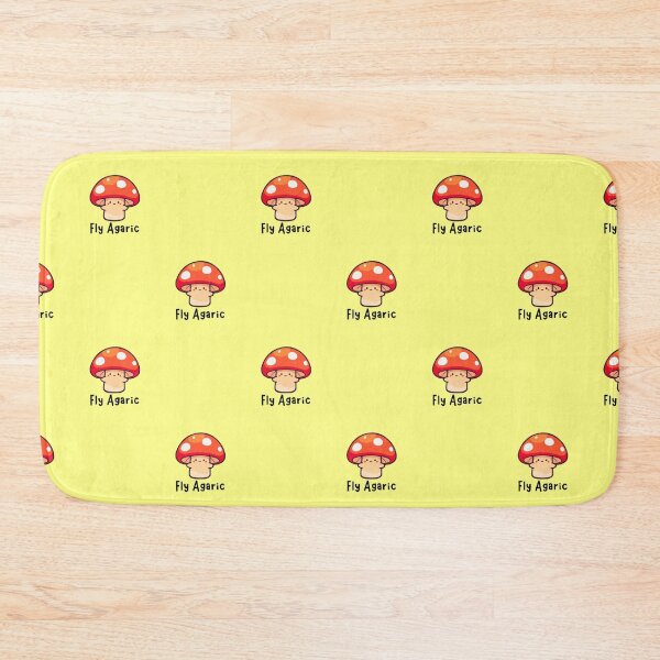 Item preview, Cute Kawaii Fly Agaric Mushroom Seamless Pattern Design designed and sold by NadDot.