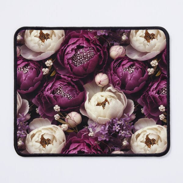 Item preview, Purple Peonies Floral Seamless Pattern designed and sold by Leylita Design.