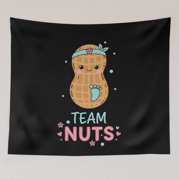 Artikelvorschau, Gender-Reveal-Party Team Nuts Babyparty Mama Papa entworfen und verkauft von LuminOrb.