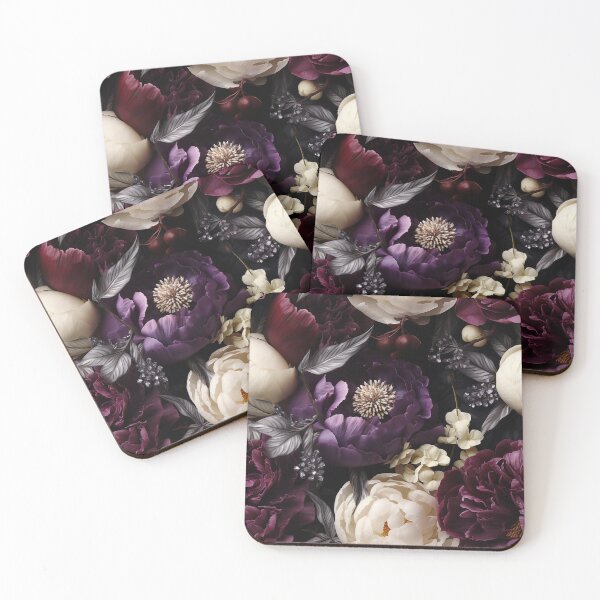 Item preview, Purple Flowers Seamless Pattern designed and sold by Leylita Design.