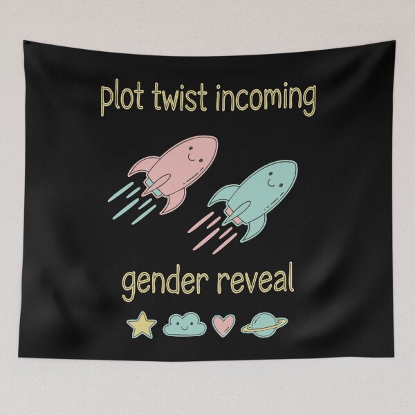 Item preview, Gender Reveal Plot Twist Incoming Baby Shower Team designed and sold by LuminOrb.