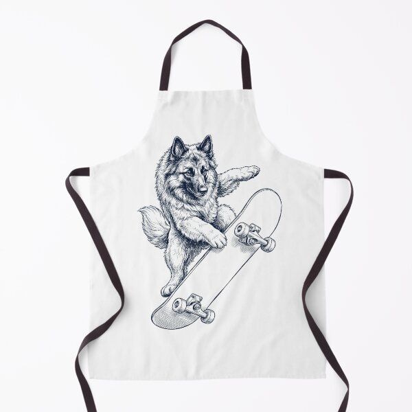 Item preview, Vintage Belgian Tervuren Skateboarding Skate Dog Dad Lover designed and sold by DoodleTortle.