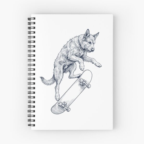 Item preview, Vintage Berger Picard Skateboarding Skate Dog Dad Lover designed and sold by DoodleTortle.