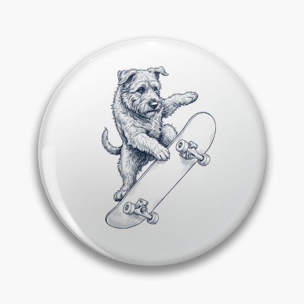 Item preview, Vintage Bouvier des Flandres Skateboarding Skate Dog Dad Lover designed and sold by DoodleTortle.
