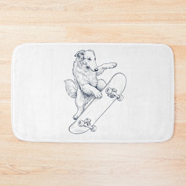 Item preview, Vintage Borzoi Skateboarding Skate Dog Dad Lover designed and sold by DoodleTortle.