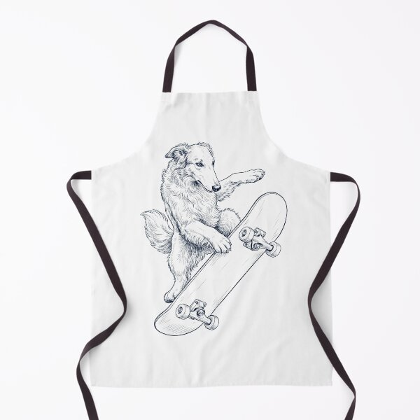 Item preview, Vintage Borzoi Skateboarding Skate Dog Dad Lover designed and sold by DoodleTortle.