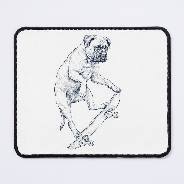 Item preview, Vintage Bullmastiff Skateboarding Skate Dog Dad Lover designed and sold by DoodleTortle.