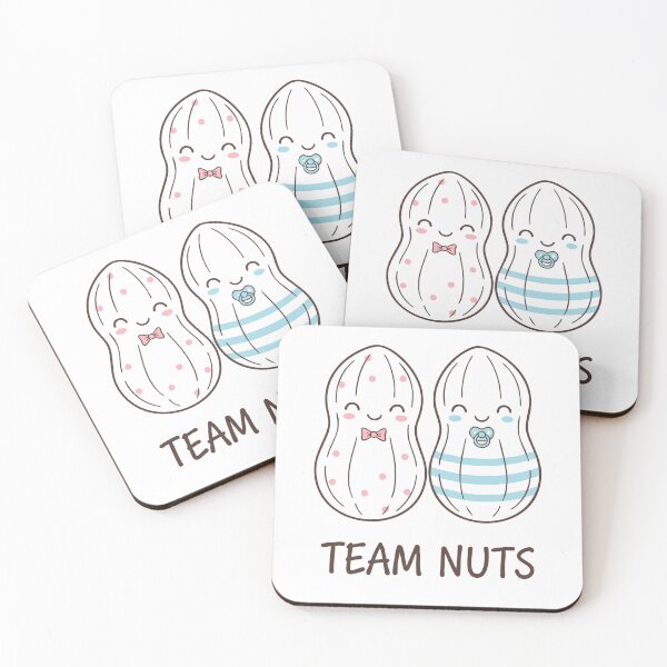 Item preview, Gender reveal Team Nuts Baby Shower Gender Reveal designed and sold by LuminOrb.