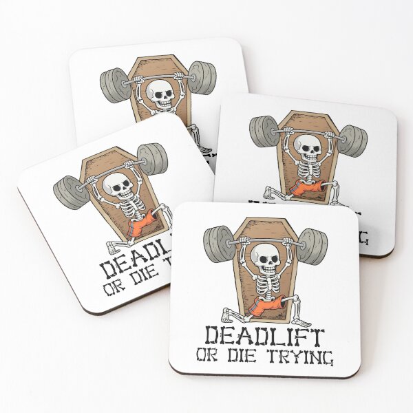 Item preview, Deadlift Skeleton Deadlift or Die Trying designed and sold by lonaarts8.