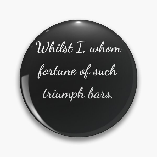 Item preview, "Whilst I, whom fortune of such triumph bars," - handwriting white designed and sold by ariksworld.