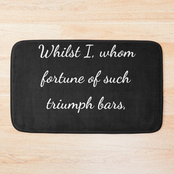 Item preview, "Whilst I, whom fortune of such triumph bars," - handwriting white designed and sold by ariksworld.