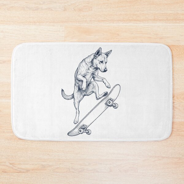 Item preview, Vintage Carolina Dog Skateboarding Skate Dog Dad Lover designed and sold by DoodleTortle.