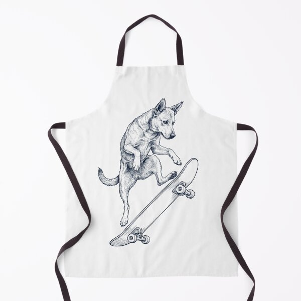 Item preview, Perro Carolina vintage patinando, amante de los perros patinadores designed and sold by DoodleTortle.