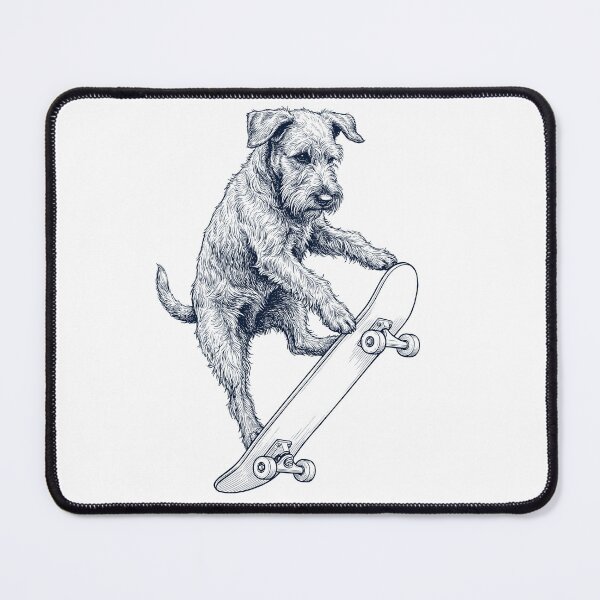 Item preview, Vintage Cesky Terrier Skateboarding Skate Dog Dad Lover designed and sold by DoodleTortle.