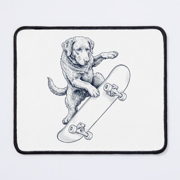 Item preview, Vintage Chesapeake Bay Retriever Skateboarding Skate Dog Dad Lover designed and sold by DoodleTortle.