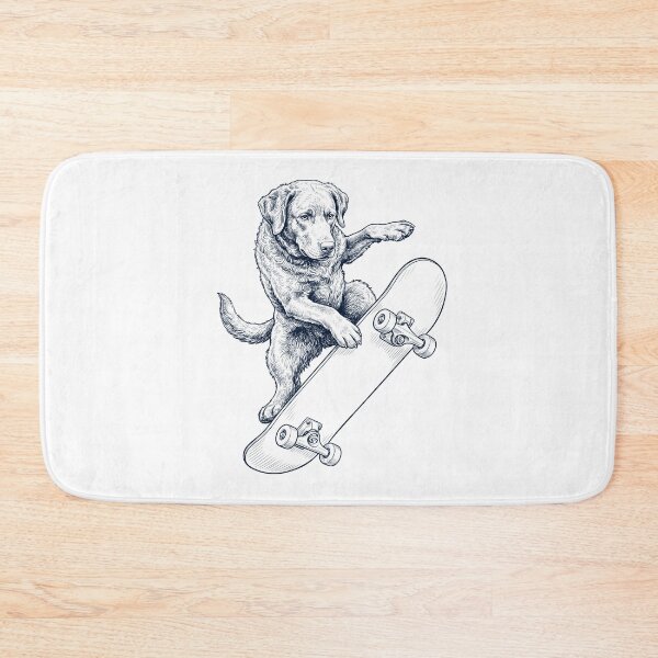 Item preview, Vintage Chesapeake Bay Retriever Skateboarding Skate Dog Dad Lover designed and sold by DoodleTortle.