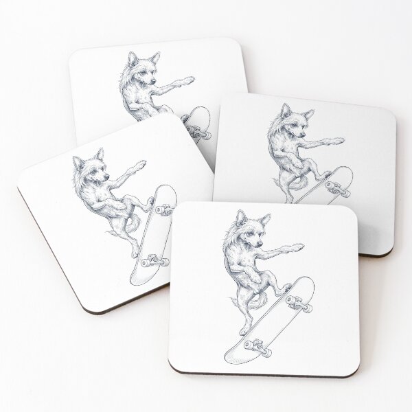 Item preview, Vintage Chinese Crested Dog Skateboarding Skate Dog Dad Lover designed and sold by DoodleTortle.